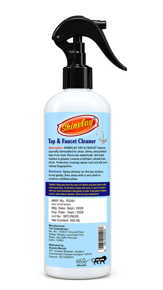 Tap & Faucet Cleaner - Advanced Water Mark, Stain & Dirt Remover for Bathroom & Kitchen - 500 ML