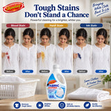 Fabric Whitener – Powerful Fabric Whitening Solution for White Clothes, Tough Stains & Laundry Care – 500 ML