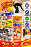 Shinelay Extra Power Kitchen Cleaner - Powerful Grease, Oil, Stain & Dirt Remover for Gas Stove, Sink, Microwave & Kitchen Appliances - 2 x 500 ML