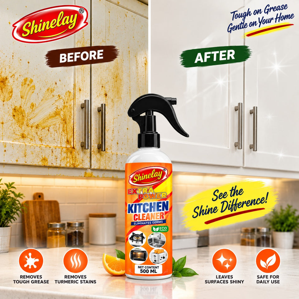 Extra Power Kitchen Cleaner – Powerful Grease, Oil, Stain & Dirt Remover for Gas Stove, Sink, Microwave & Kitchen Appliances – 500 ML