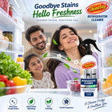 Shinelay Refrigerator Cleaner - Powerful Tough Stain & Dirt Remover for Refrigerator, Fridge & Kitchen Appliances - 2 x 500 ML