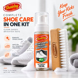 Shinelay Instant Sports & Sneakers Shoes Cleaner - Powerful Cleaner for Sports Shoes, Sneakers, Athletic Shoes, Loafers & Boots - 2 x 150 ML