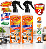 Shinelay Extra Power Kitchen Cleaner - Powerful Grease, Oil, Stain & Dirt Remover for Gas Stove, Sink, Microwave & Kitchen Appliances - 2 x 500 ML