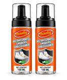 Shinelay Instant Sports & Sneakers Shoes Cleaner - Powerful Cleaner for Sports Shoes, Sneakers, Athletic Shoes, Loafers & Boots - 2 x 150 ML